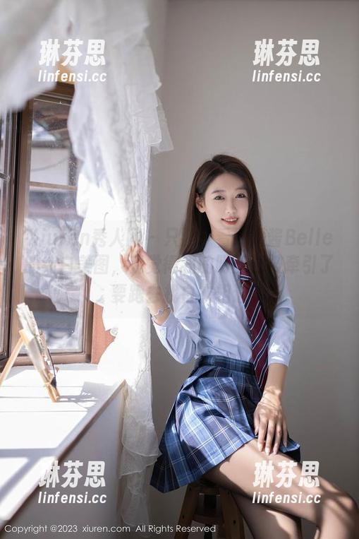 Xiuren秀人网 - 只要一看媛媛酱Belle的纯白美图，我觉得我的明天都被牵引了，要跑去找白衣相遇。