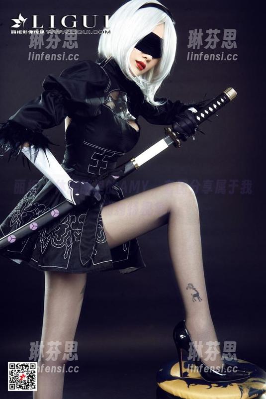 丽柜 - 体操服里的AMY，套图分享属于我的独特视角
